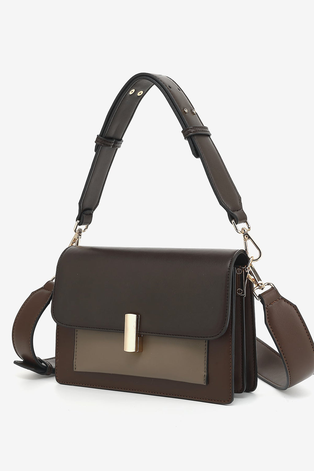 Adele Tasche Braun/Taupe Mix