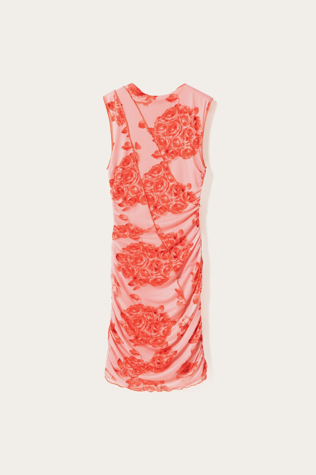 Sutton Kurzarmkleid mit Rosenmuster