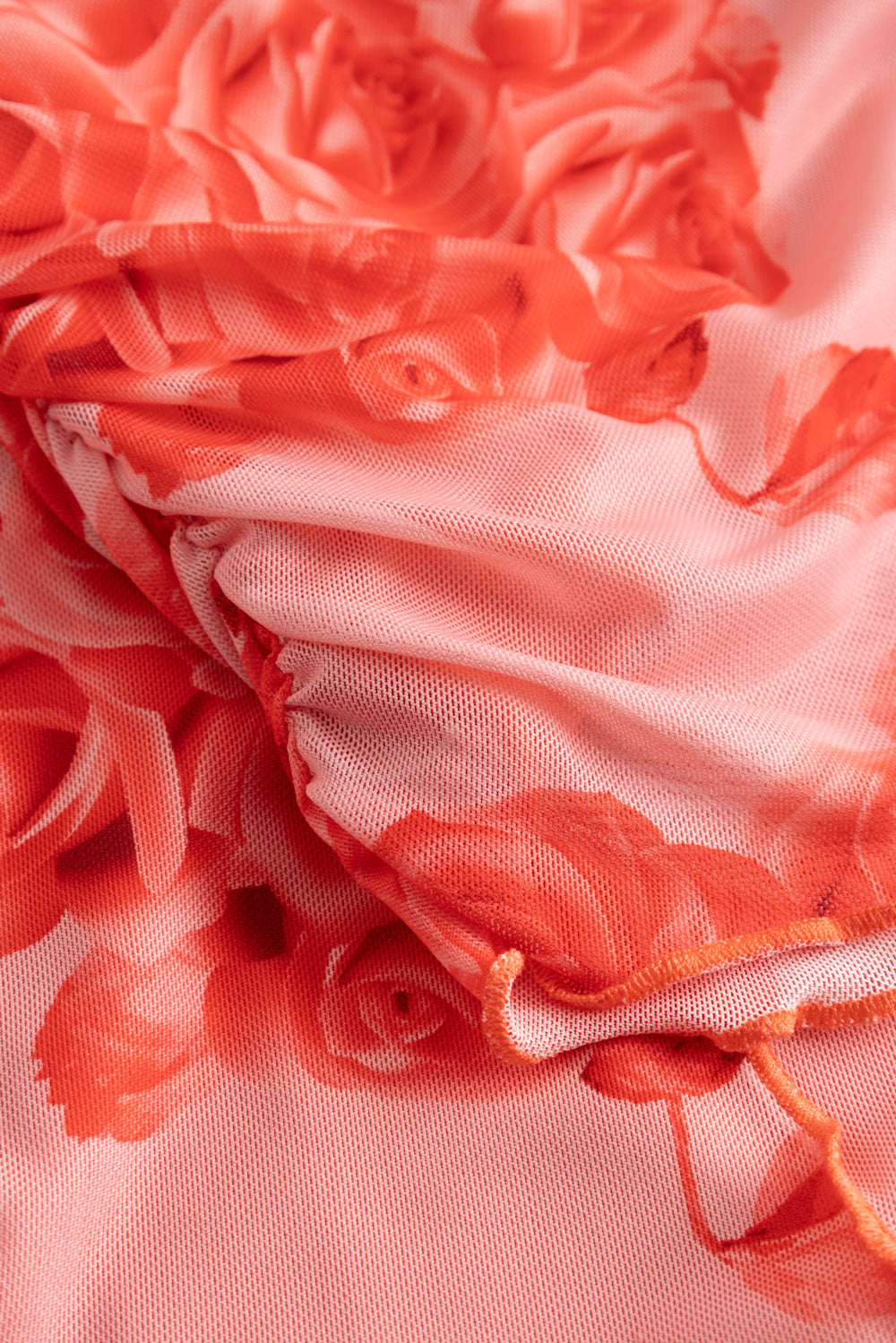 Sutton Kurzarmkleid mit Rosenmuster