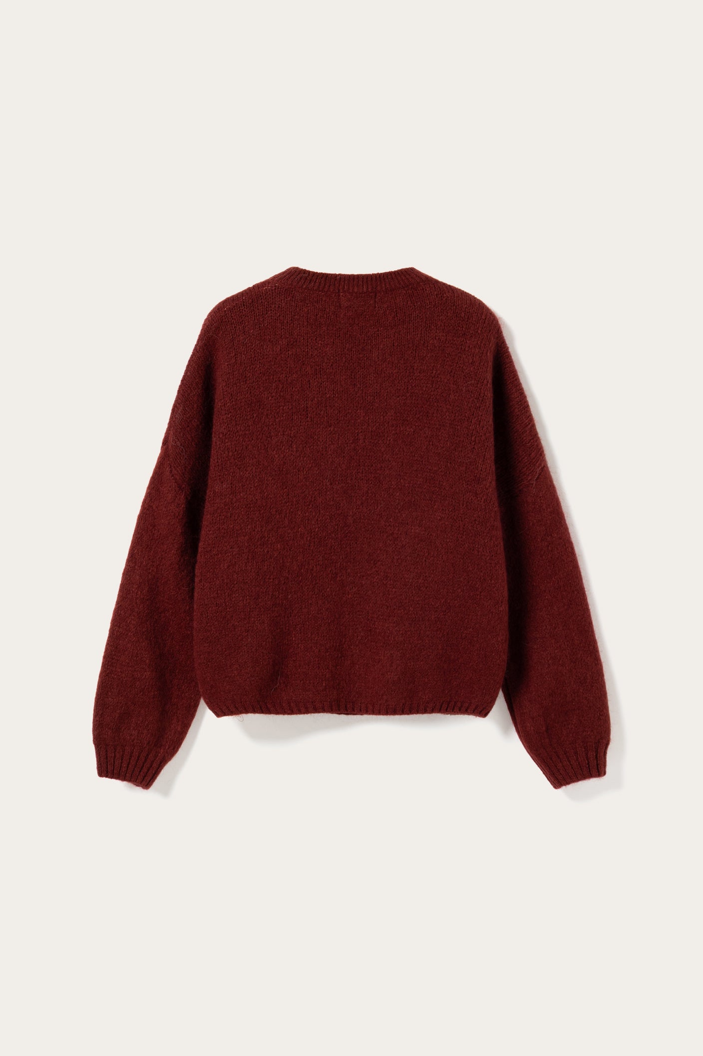 Mimi LS Strick Dusty Mahogany
