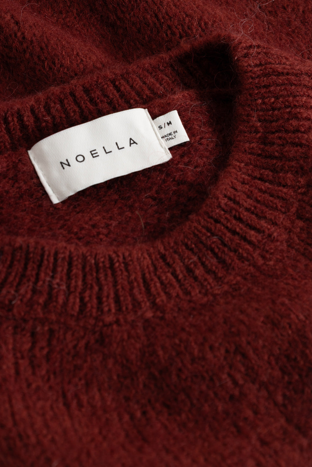Mimi LS Strick Dusty Mahogany