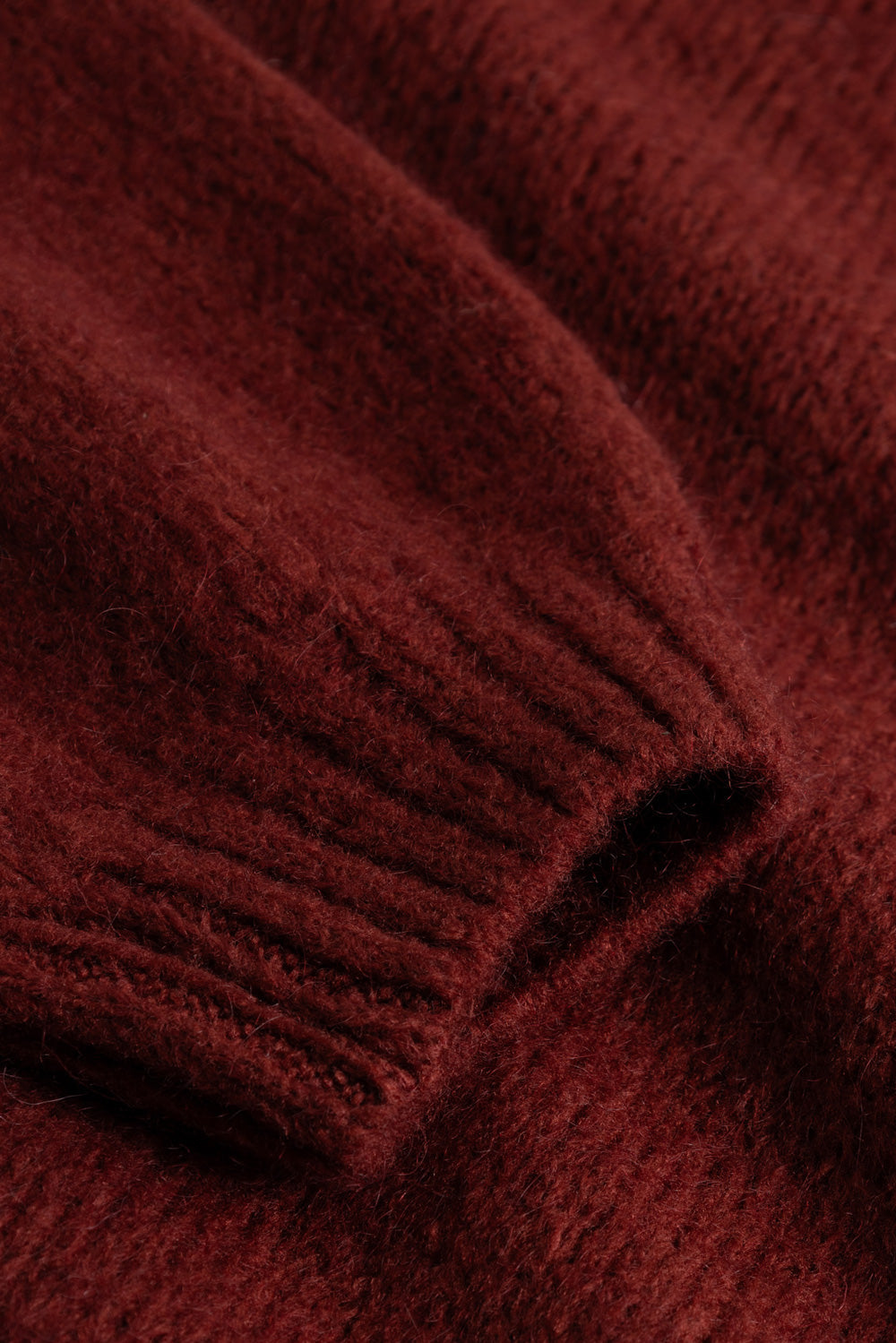 Mimi LS Strick Dusty Mahogany