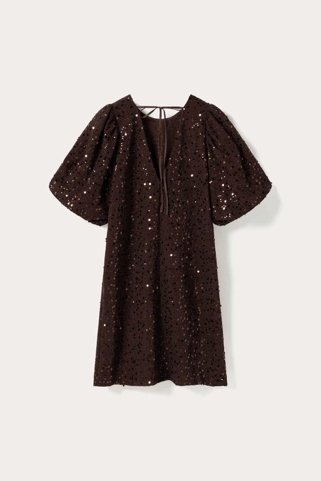 Pastis Kurzes Kleid Schokolade