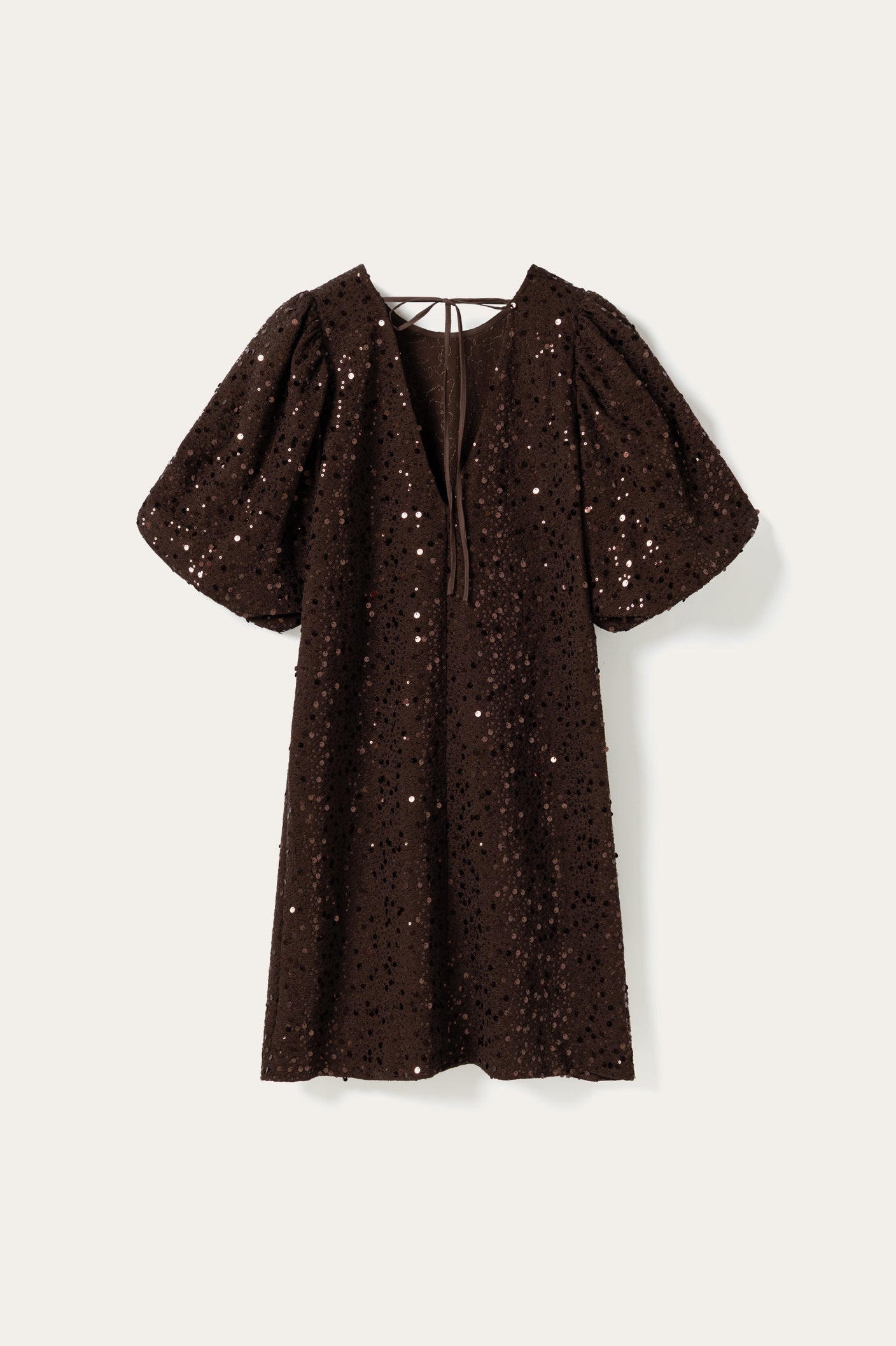 Pastis Kurzes Kleid Schokolade
