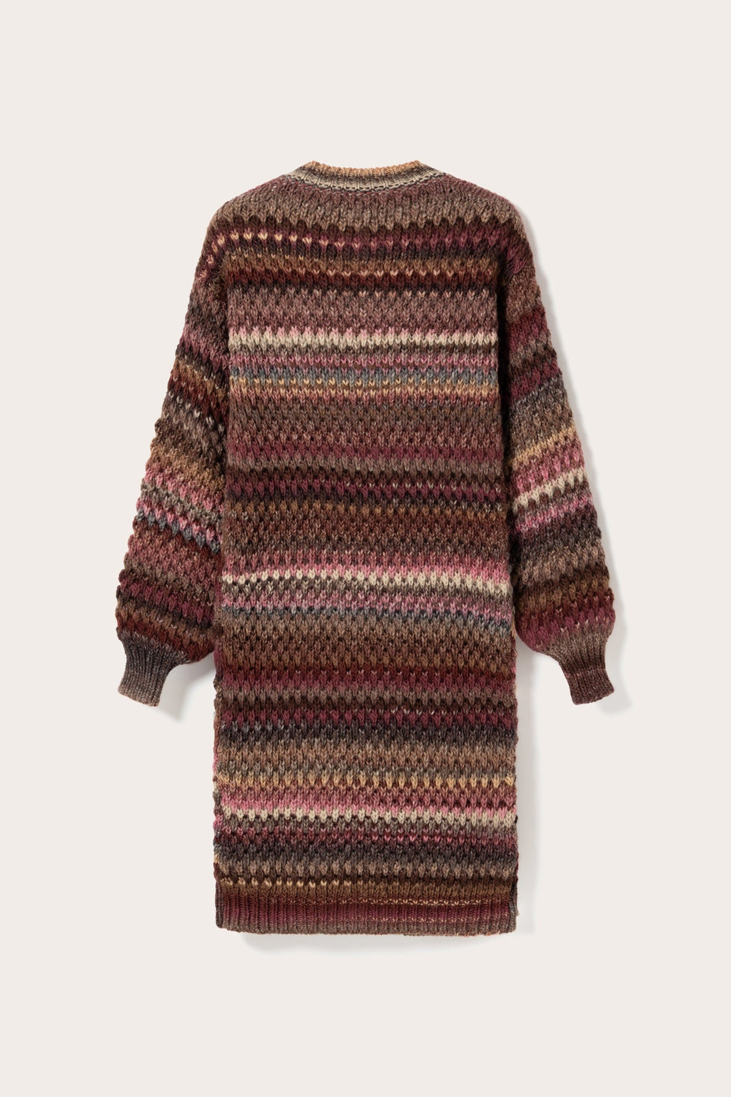 Gio Strickjacke Rostfarben meliert