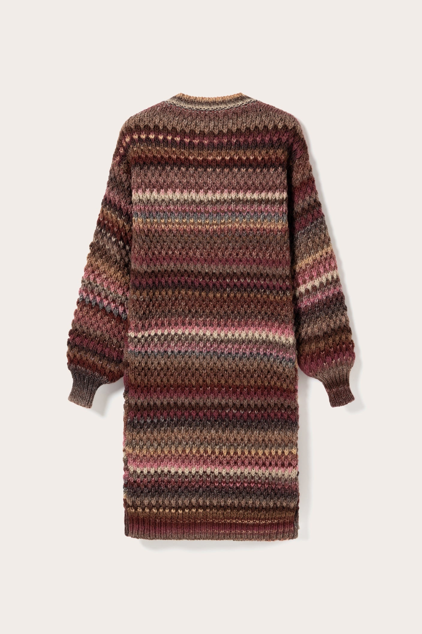 Gio Strickjacke Rostfarben meliert