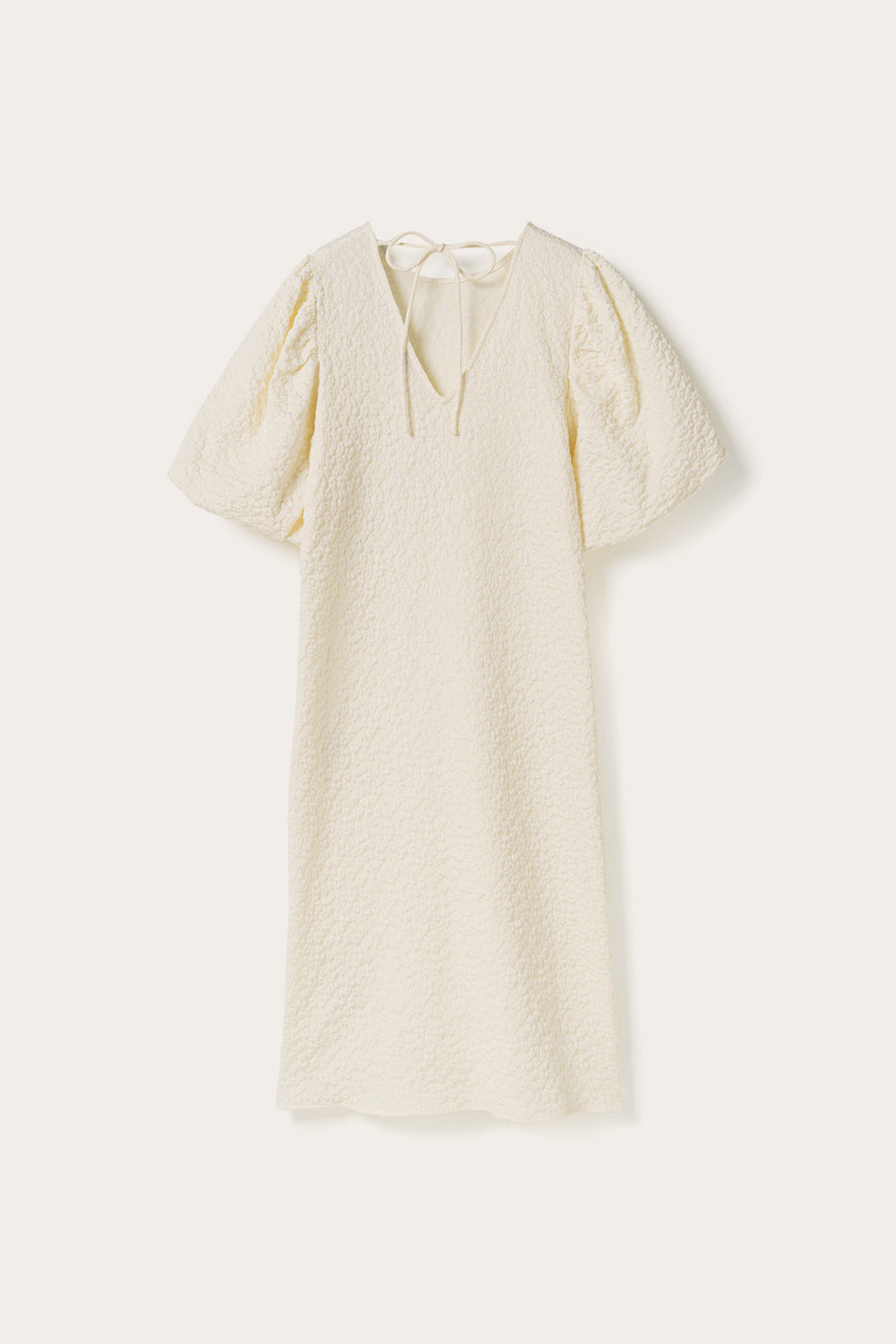 Reno Pastis Maxikleid Creme