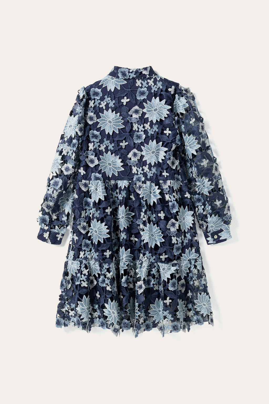 Star LS Kleid Dunkelblau Mix