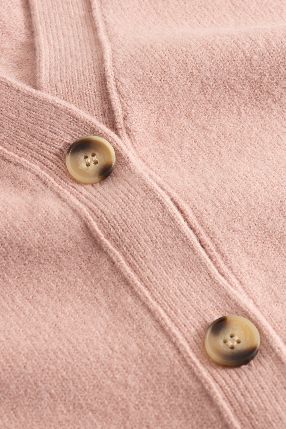 Lenyx Strick Cardigan Blassrosa