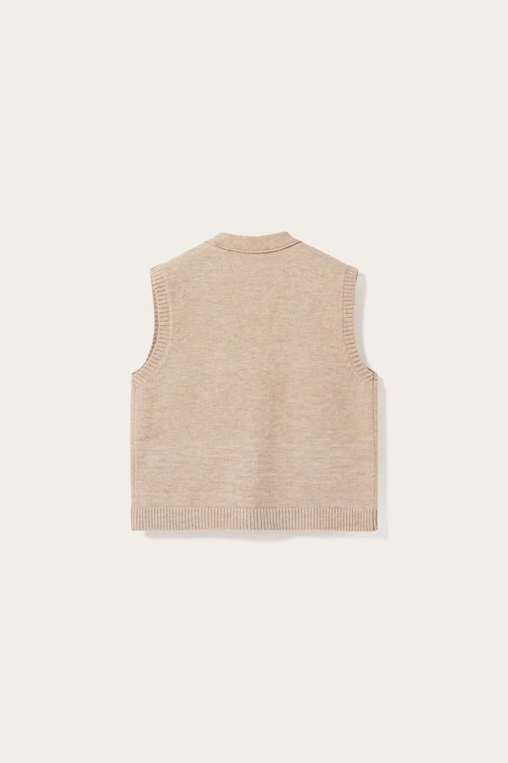 N-Marilynn Strickweste Sand Melange