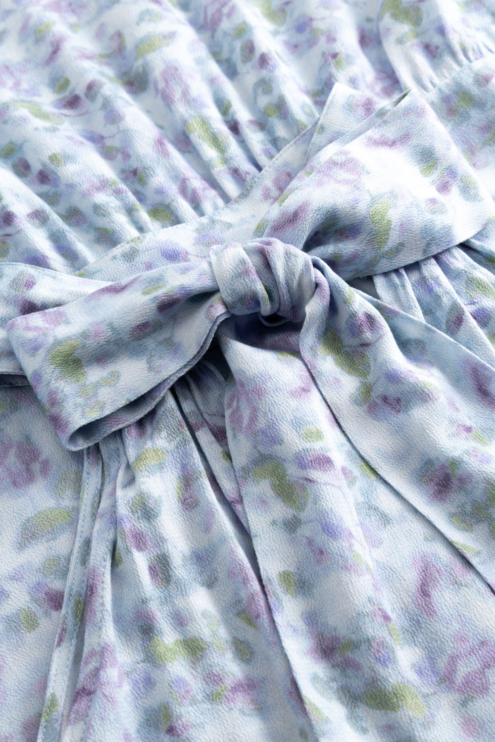 London Kurzarmkleid Cinthia mit blauem Muster