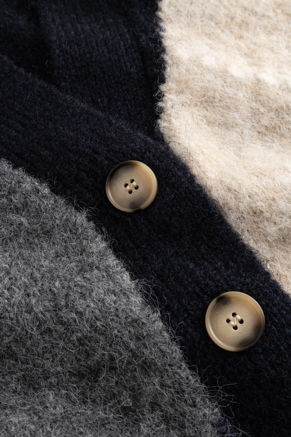 N-Laiana Strickweste Navy Mix