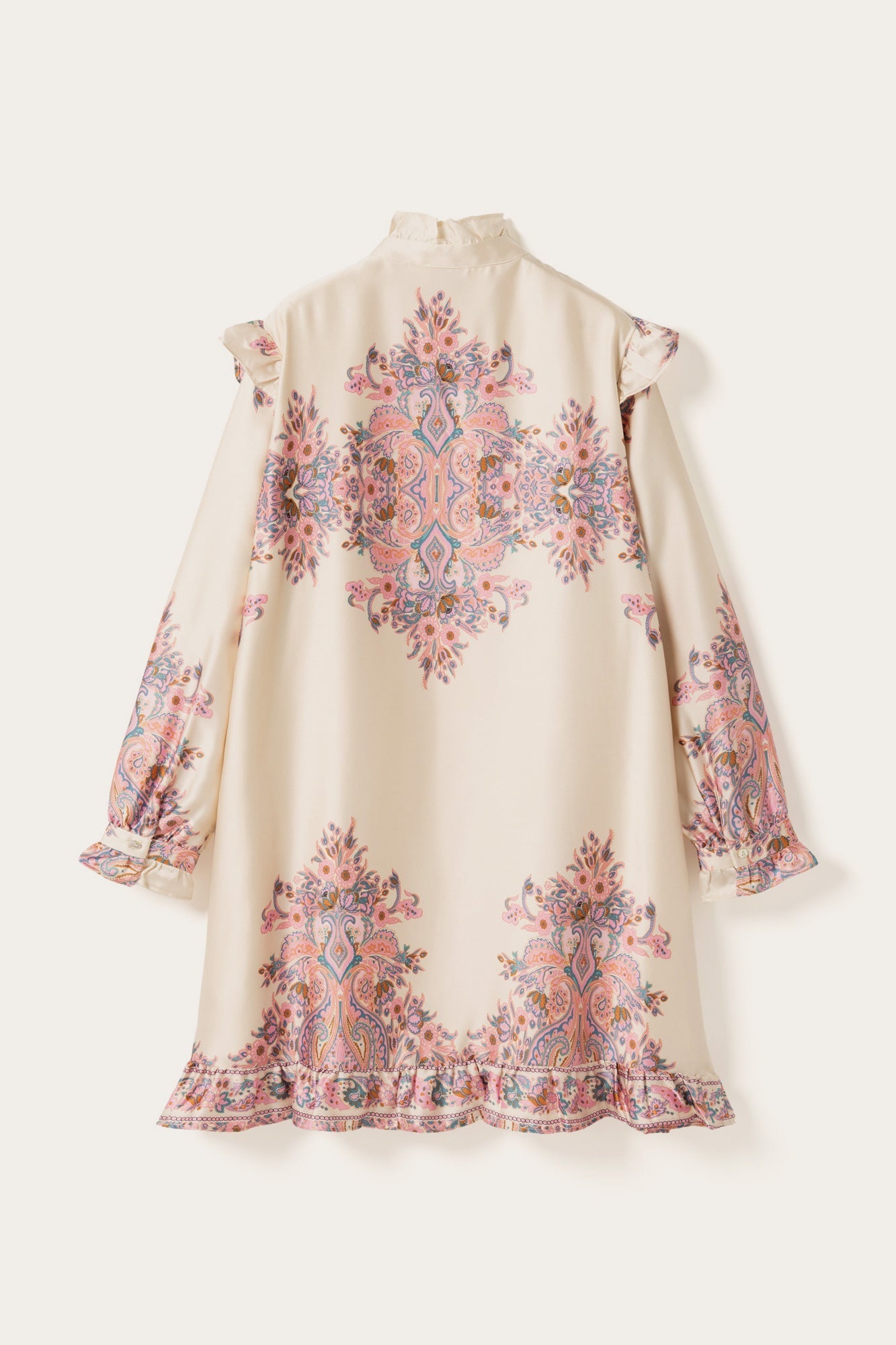 Reno Ruby Rüschenkleid Drusella-Print