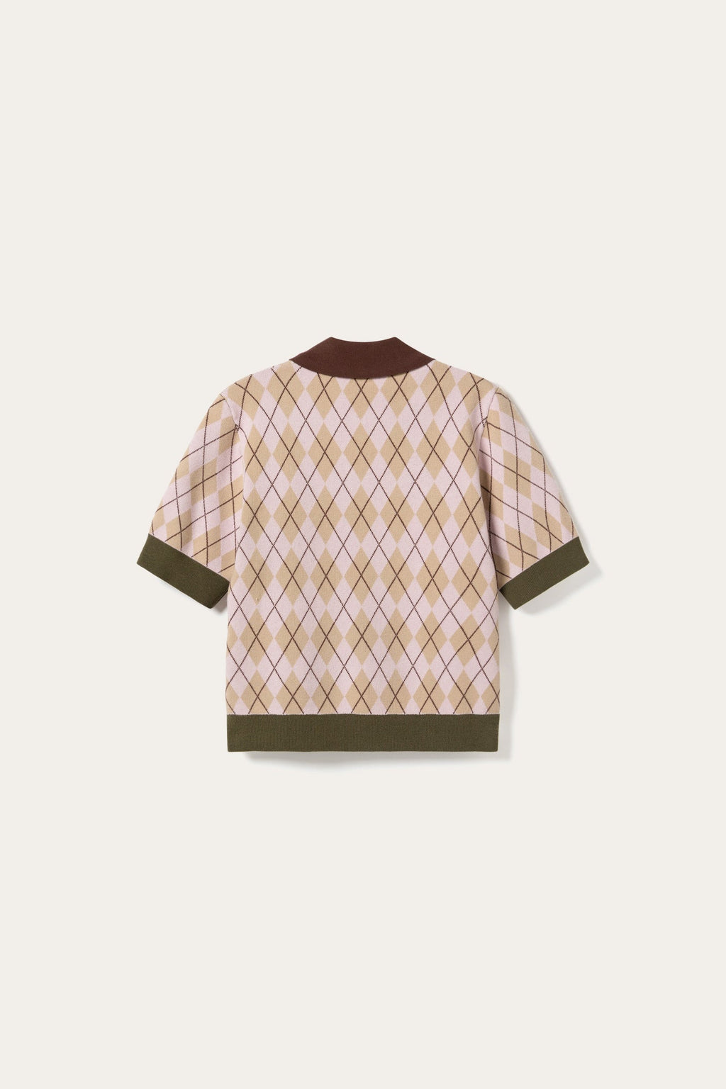 N-Makayla SS Strick Diya Pink Check