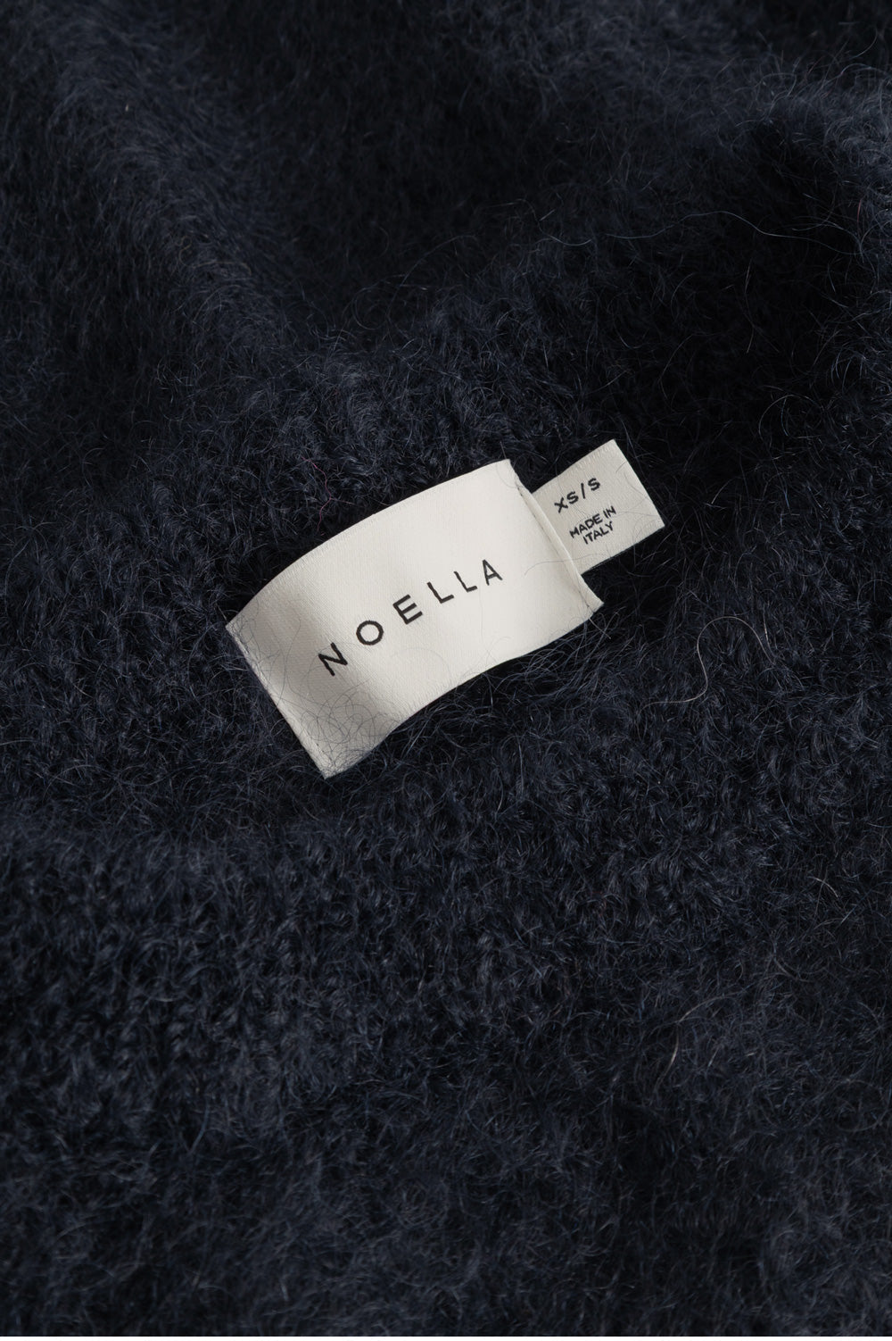 N-Latora Mohair Strick Marine