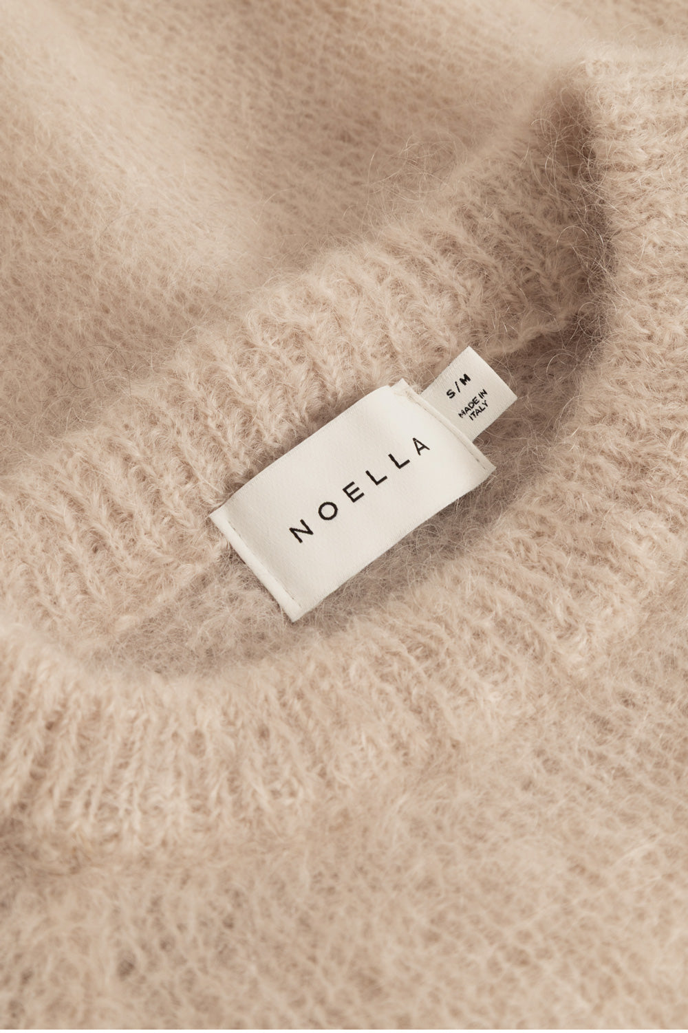 N-Latora Mohair Strick Auster