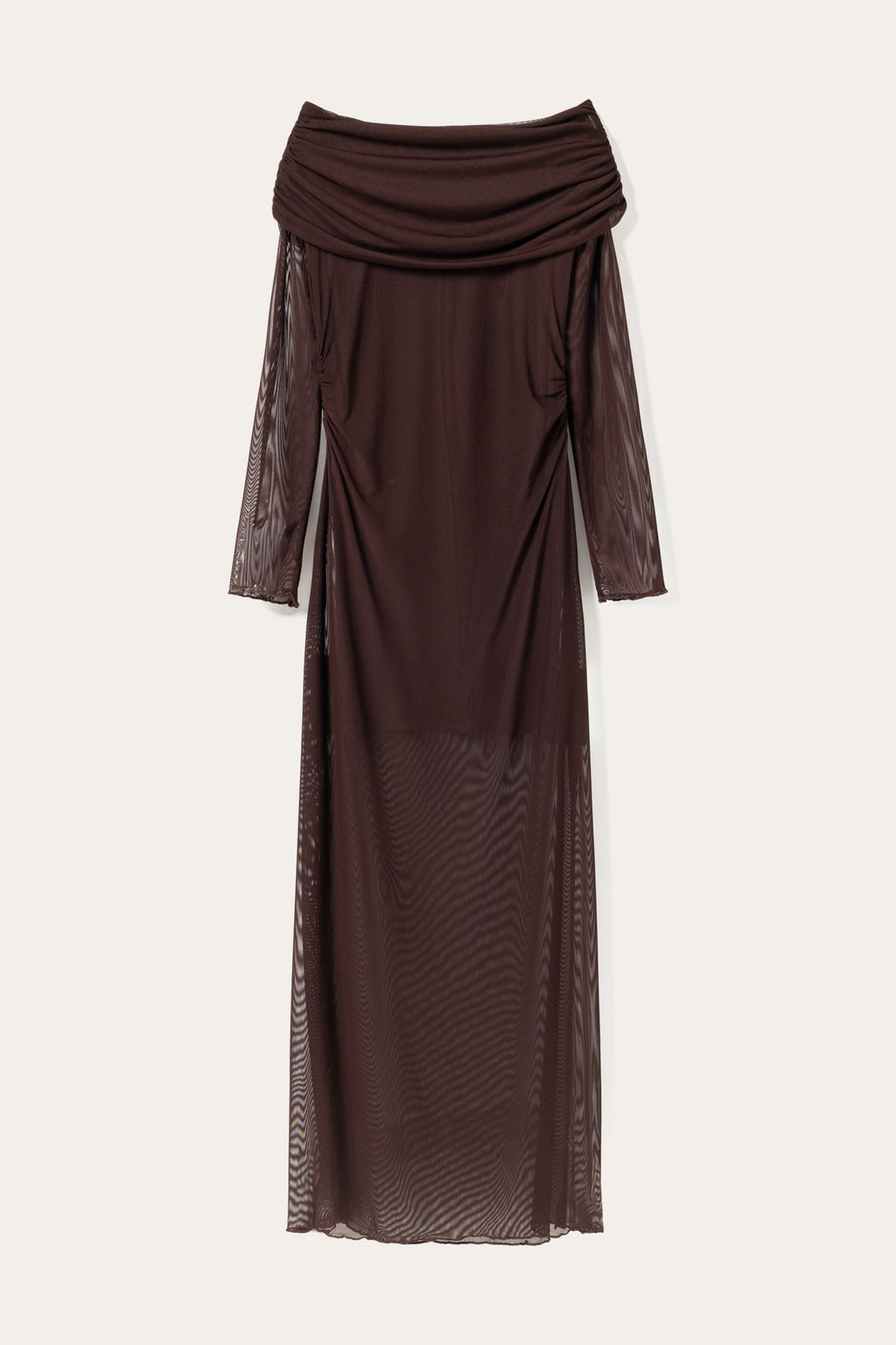 N-Melani LS Kleid Dunkle Schokolade