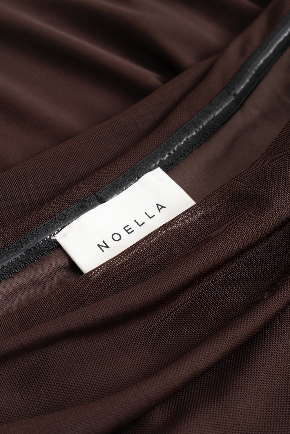 N-Melani LS Kleid Dunkle Schokolade
