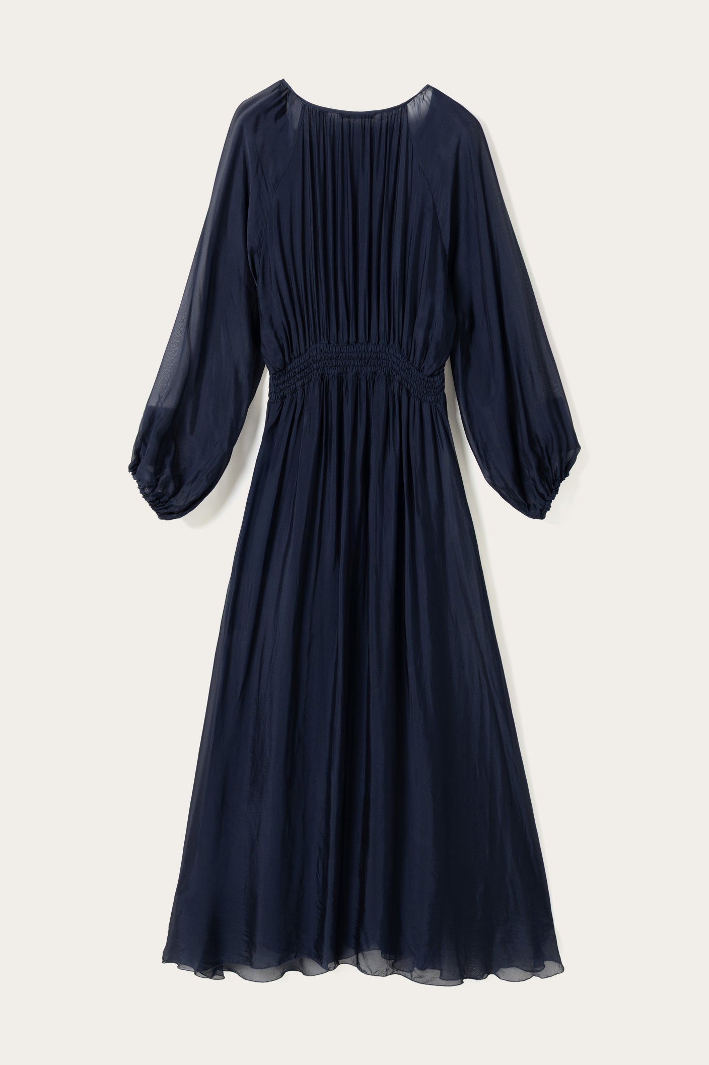 N-Mariel Maxikleid Marineblau