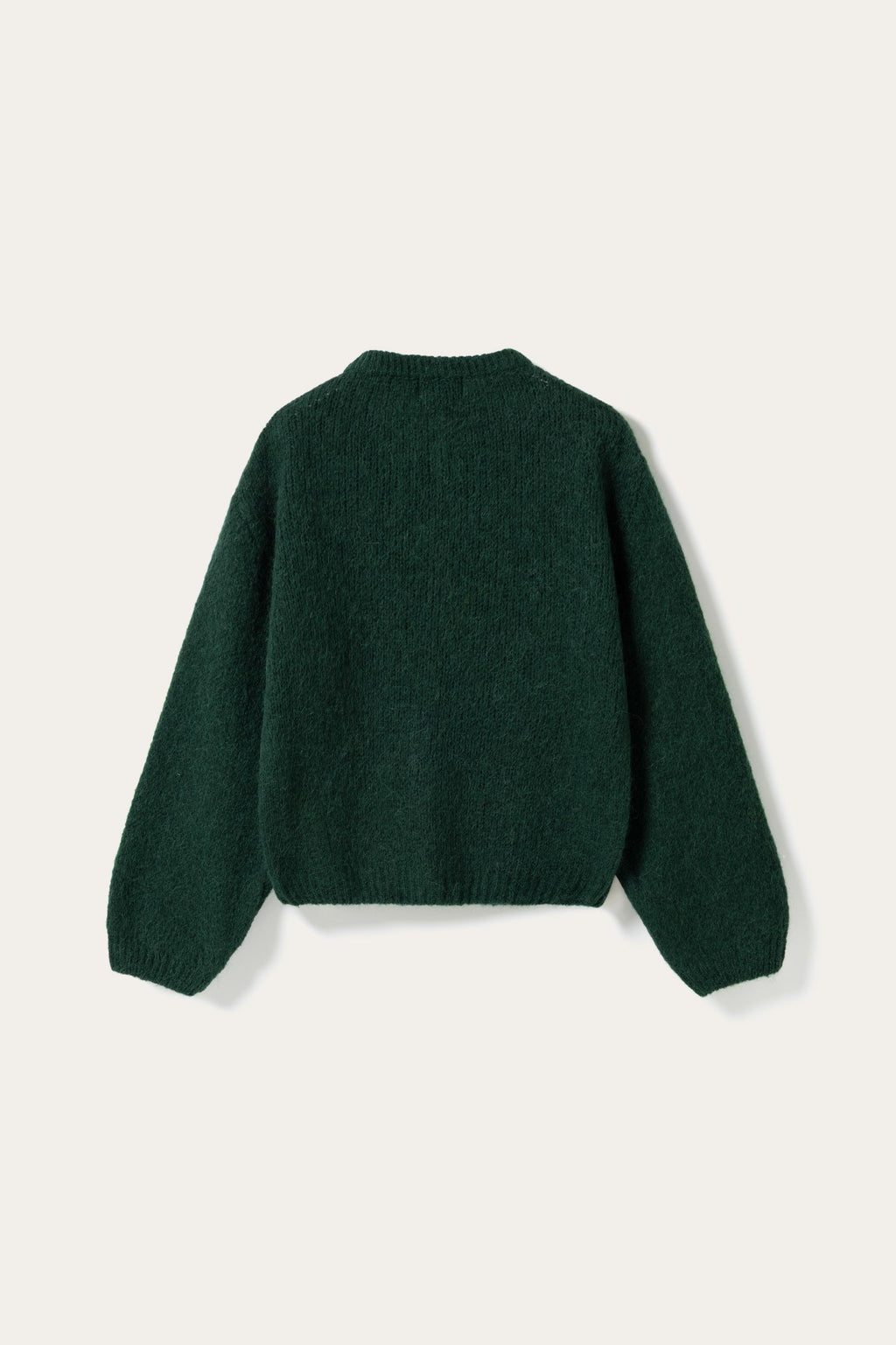 N-Kae Strickjacke Flaschengrün