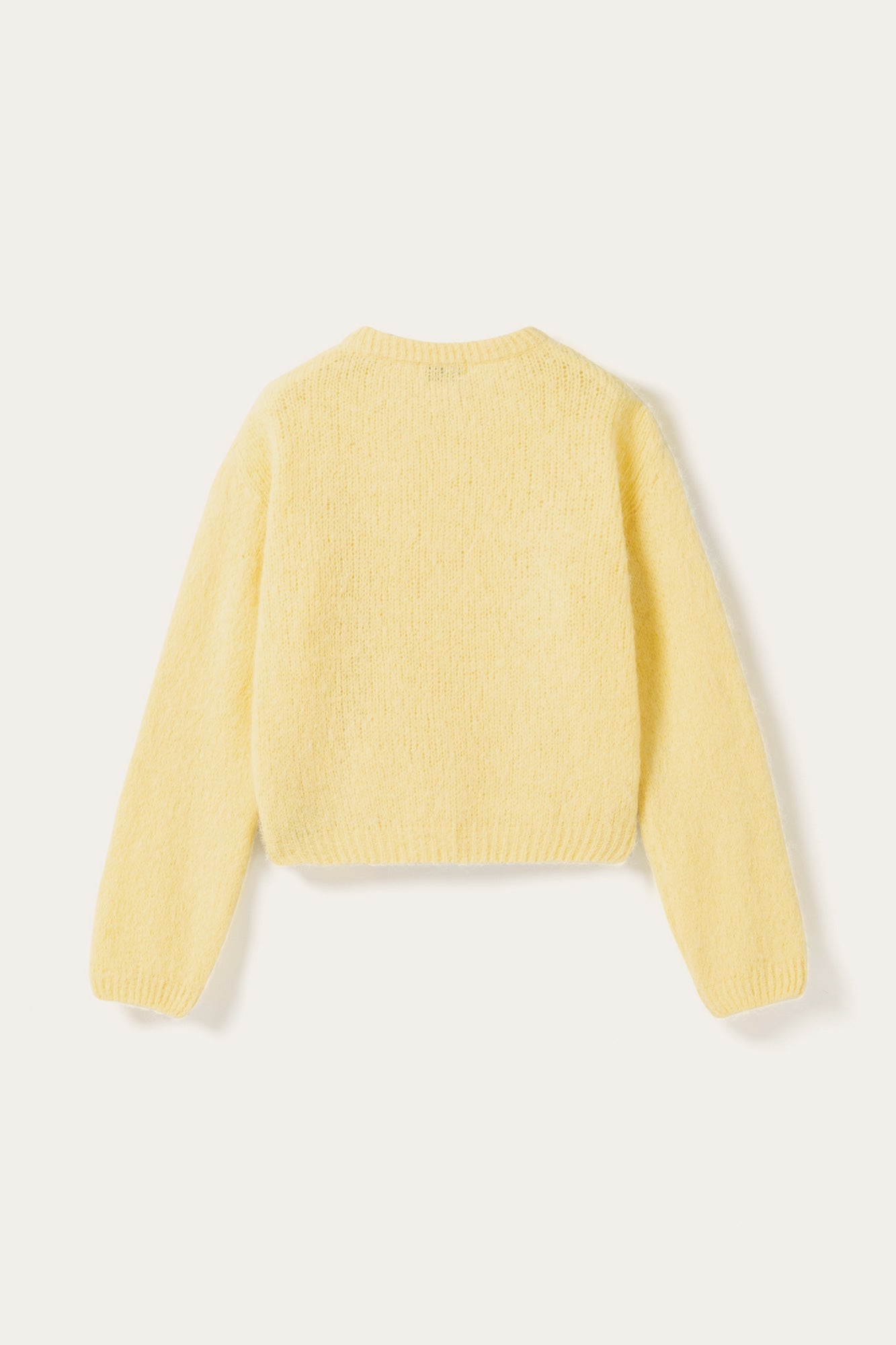 N-Kae Strickjacke Buttergelb