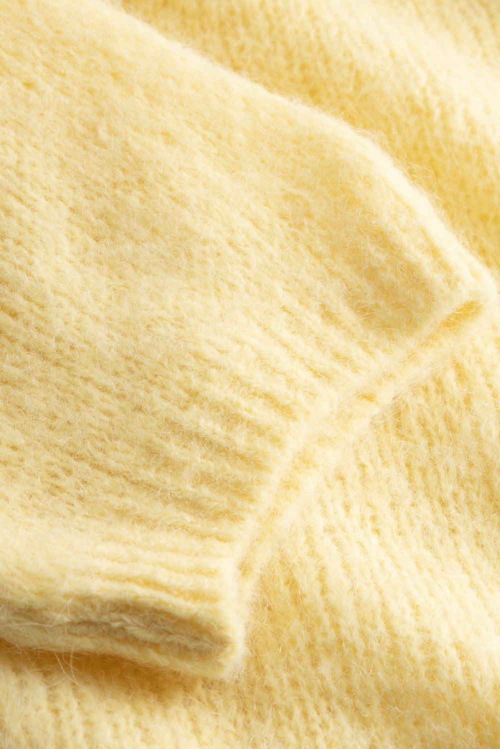 N-Kae SS Strickjacke Buttergelb