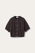 N-Kae SS Strickjacke Schokolade
