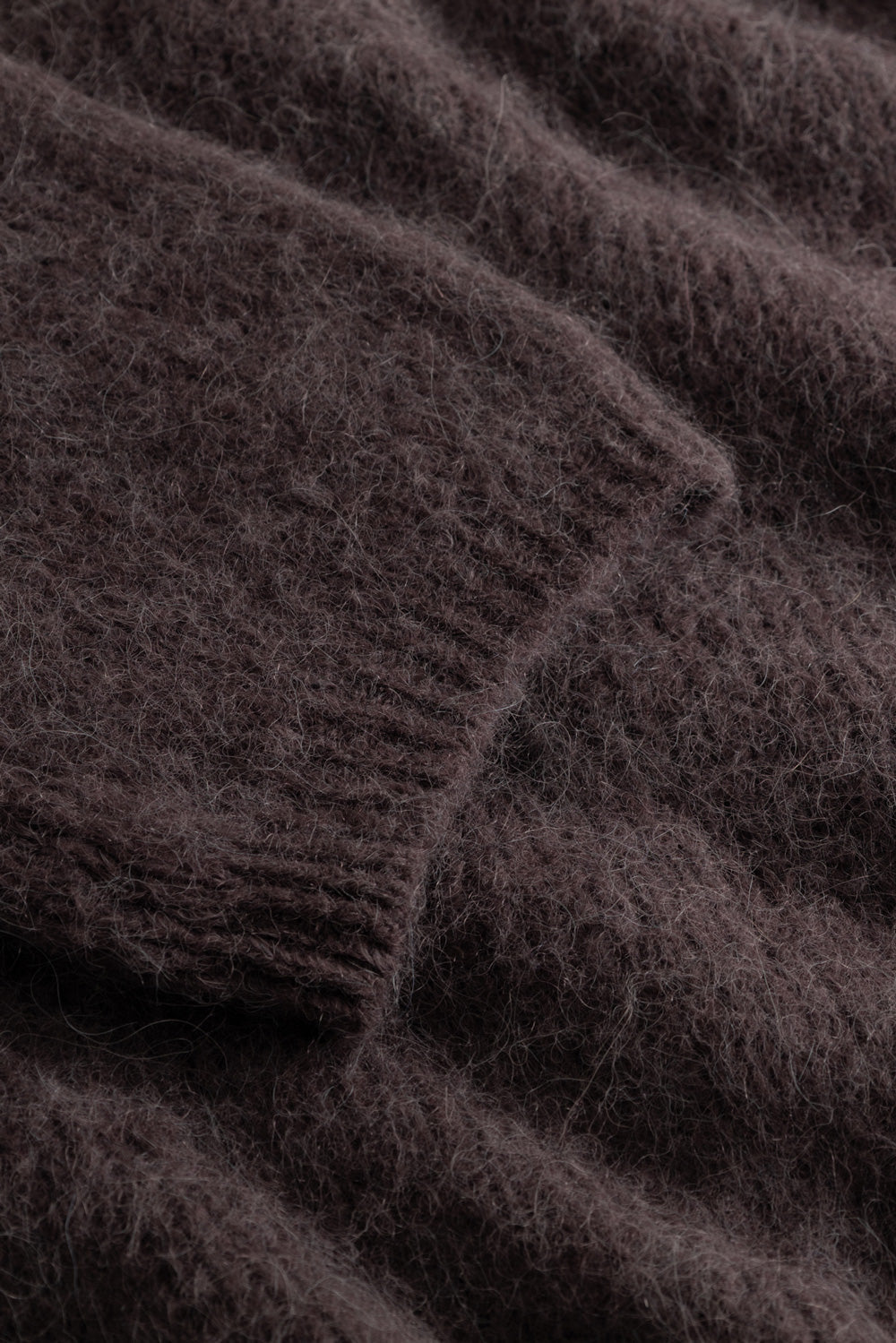 N-Kae SS Strickjacke Schokolade