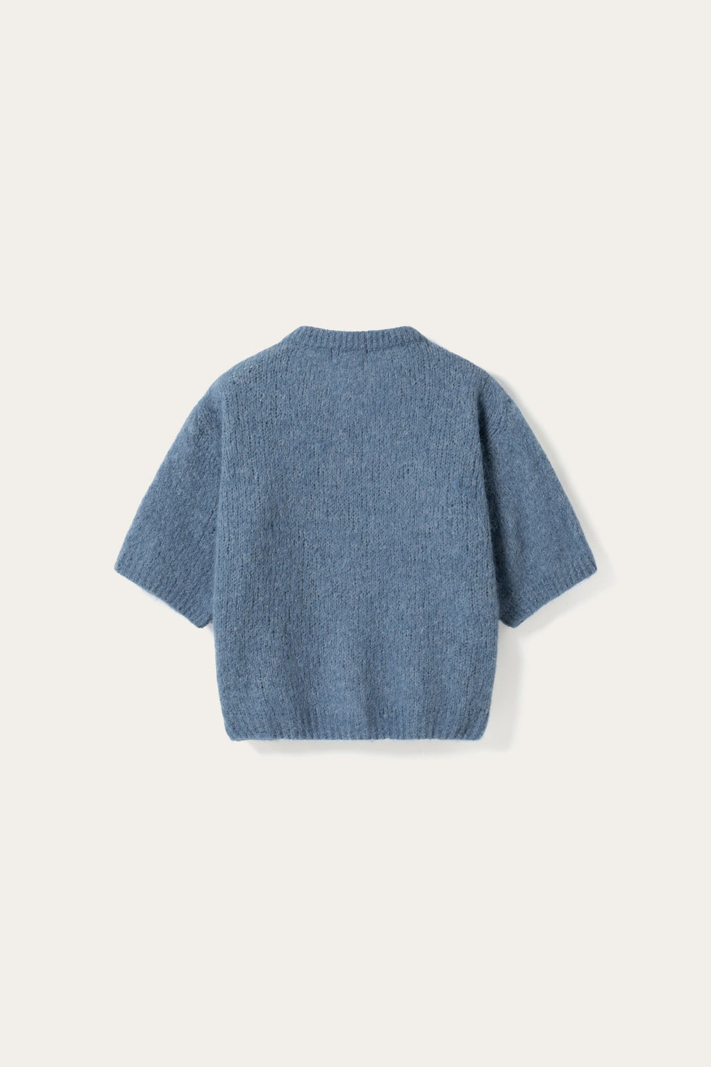N-Kae Strickjacke aus Jeans-Melange