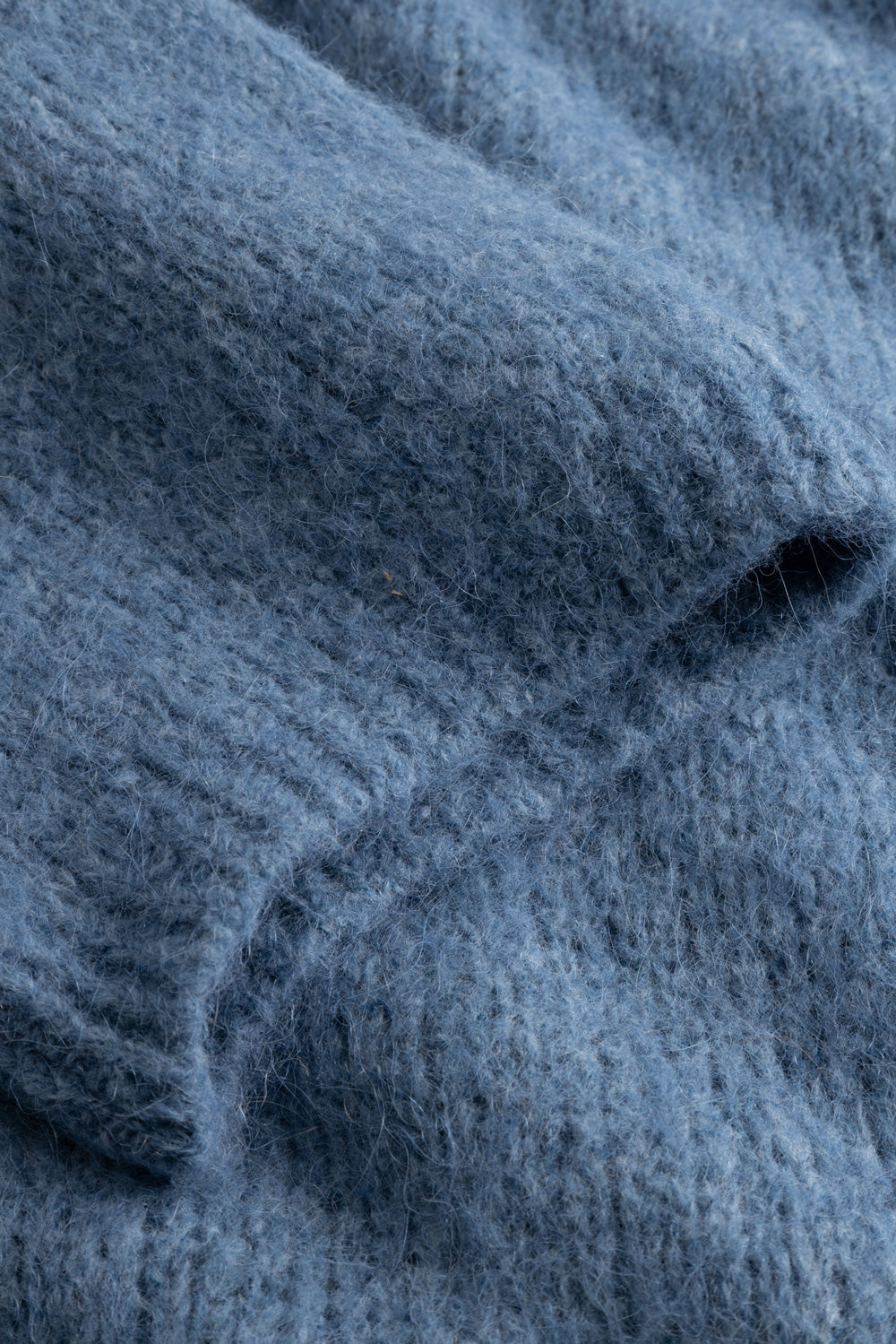 N-Kae Strickjacke aus Jeans-Melange