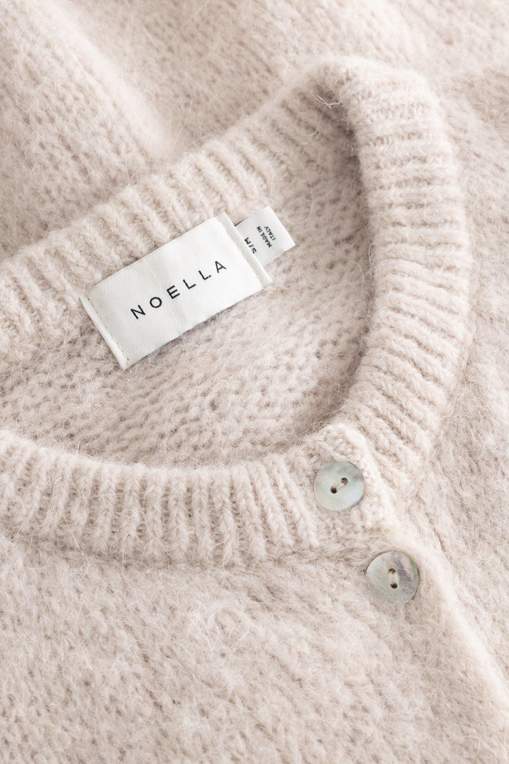 N-Kae SS Strickcardigan Oyster