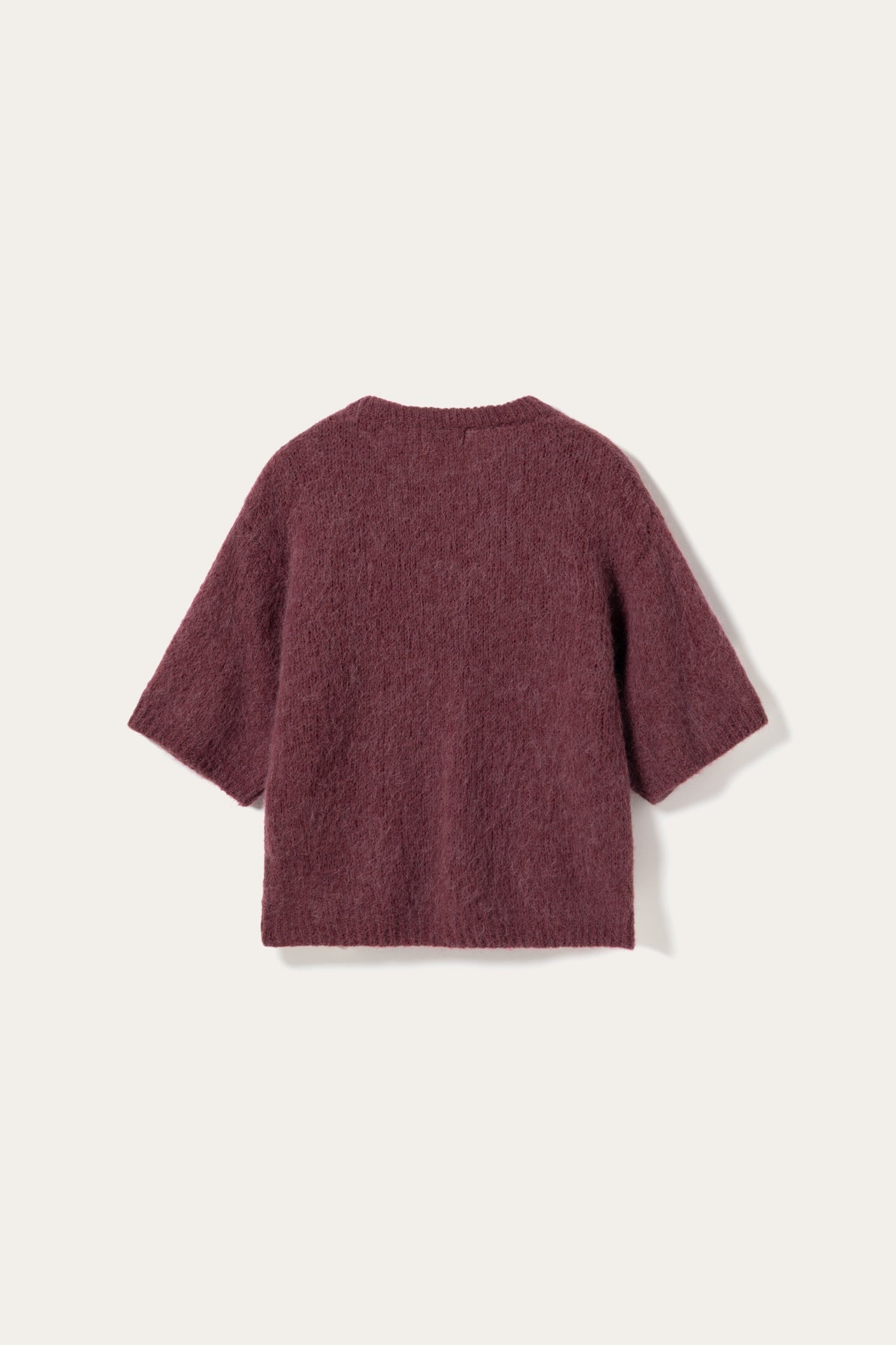 N-Kae SS Strickjacke Rostrot