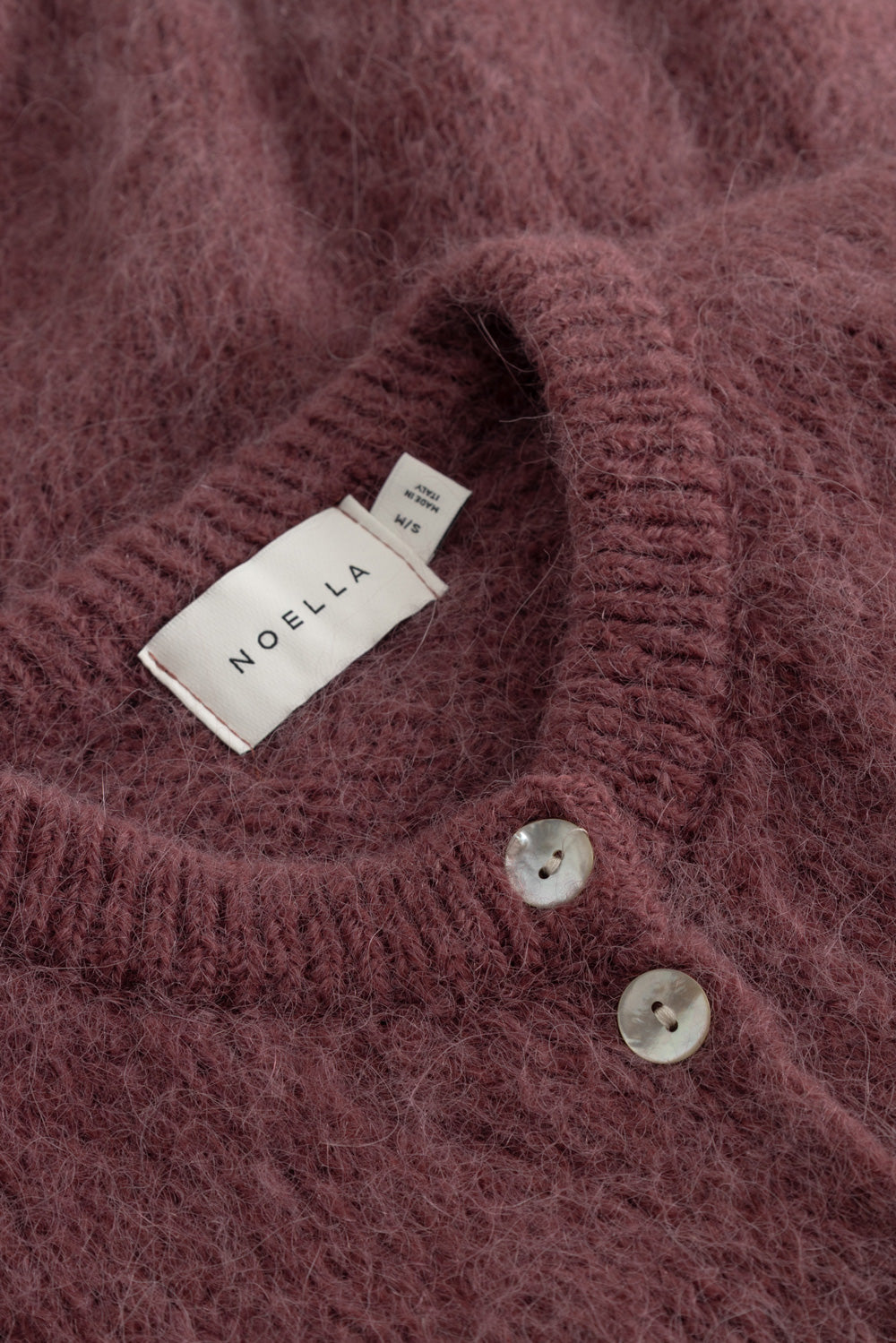 N-Kae SS Strickjacke Rostrot