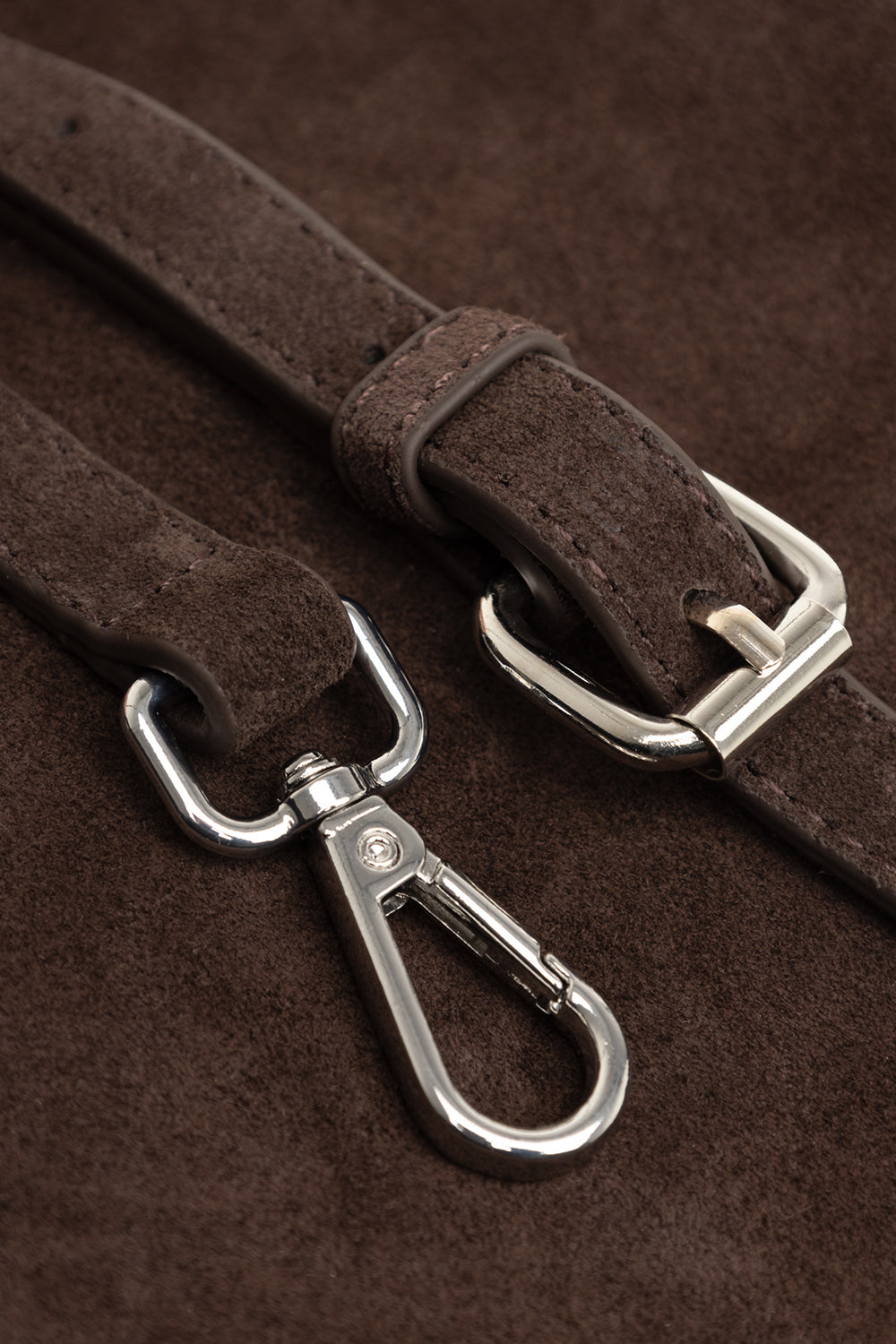 Macie Bag Echtes Wildleder Schoko