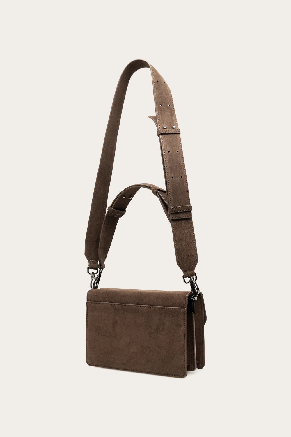 Adele Tasche Echtes Wildleder Asche