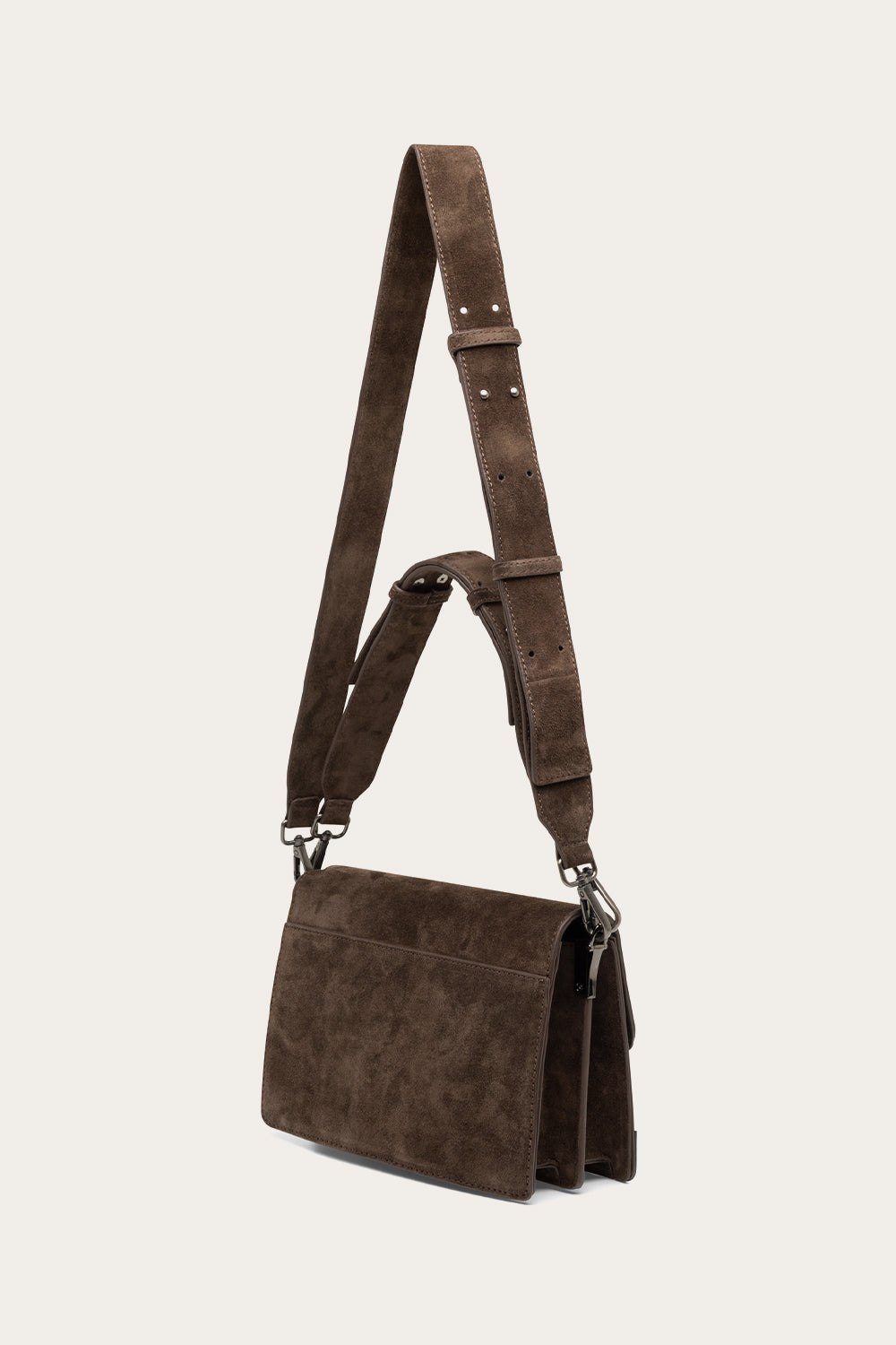 Adele Tasche Echtes Wildleder Schokolade