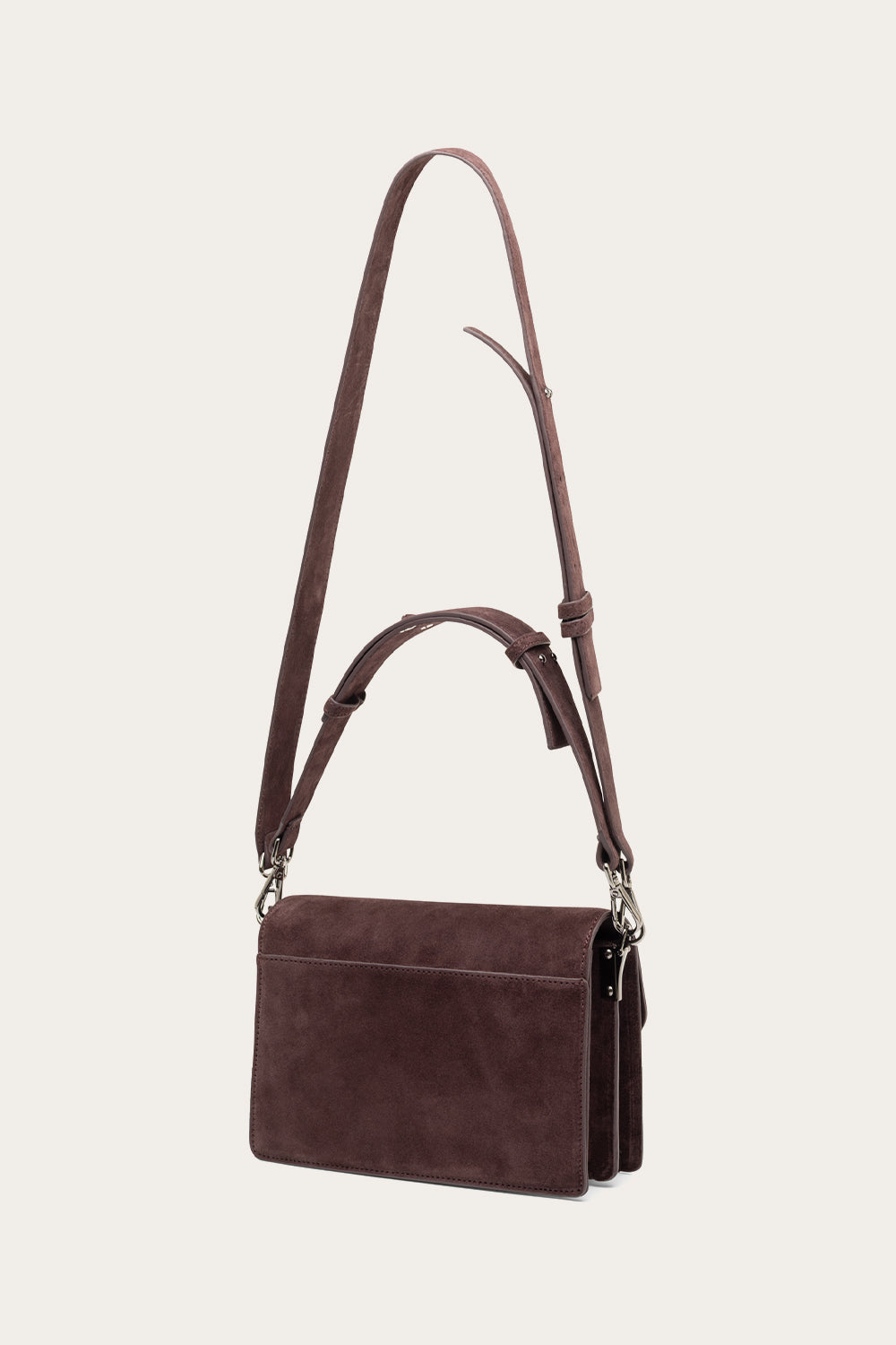 Adele Tasche Echtes Wildleder Pflaume