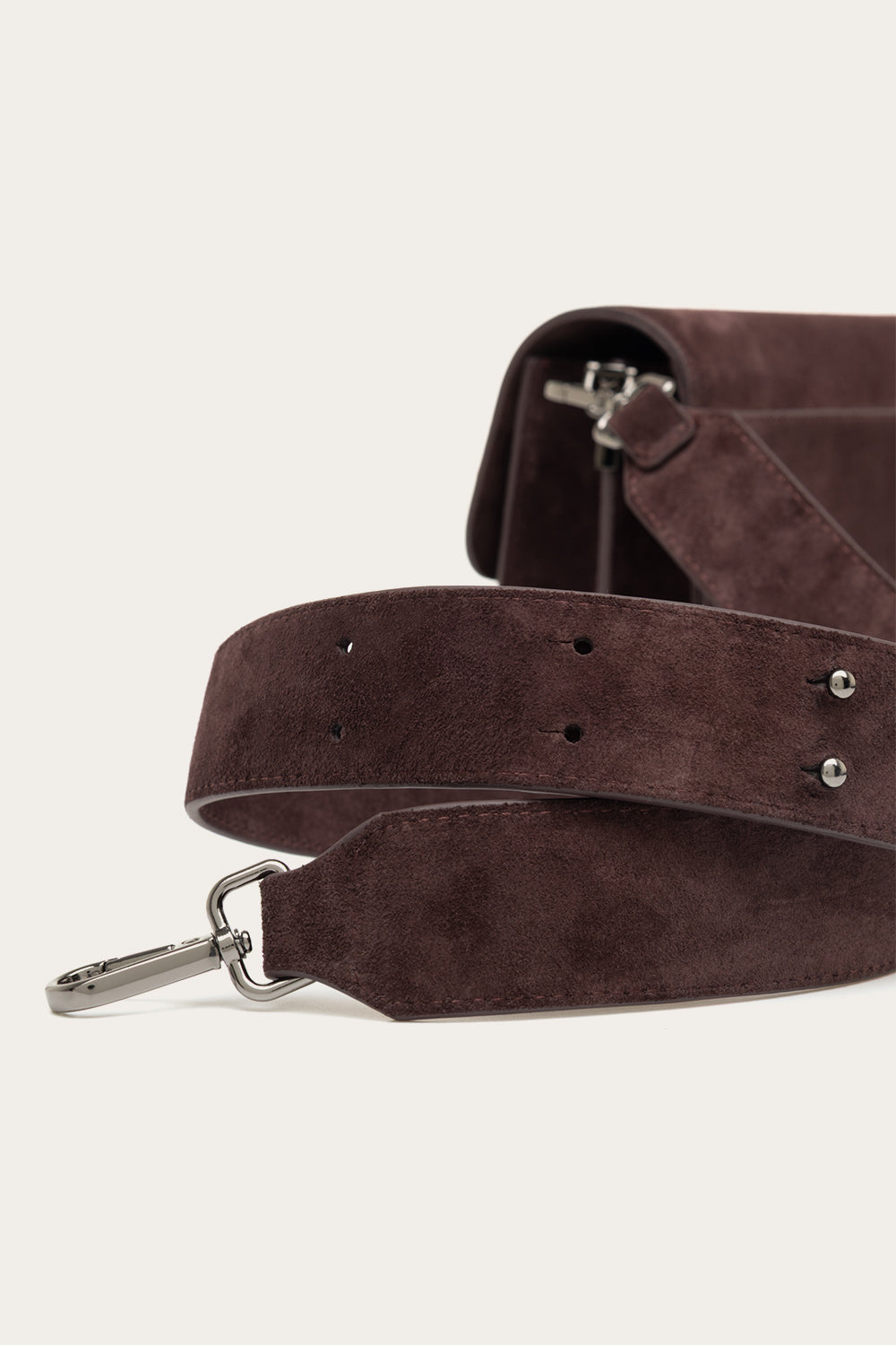 Adele Tasche Echtes Wildleder Pflaume