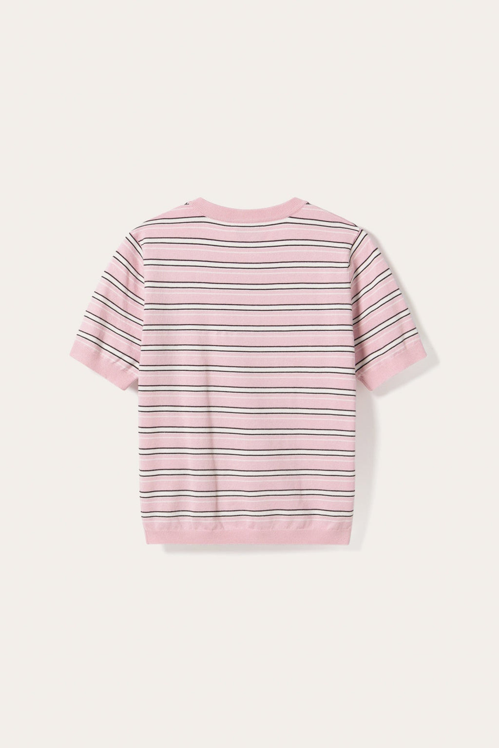 N-Muna Strick Dannia Pink Gestreift