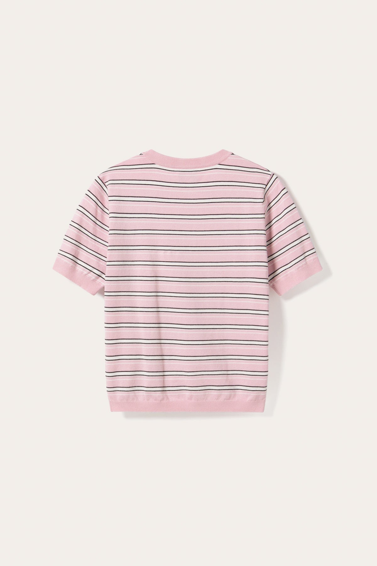 N-Muna Strick Dannia Pink Gestreift