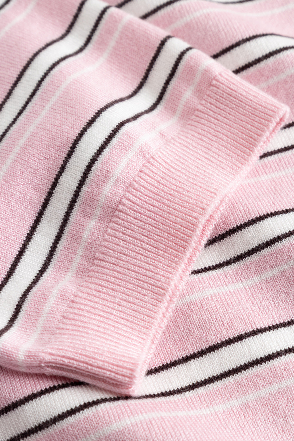 N-Muna Strick Dannia Pink Gestreift