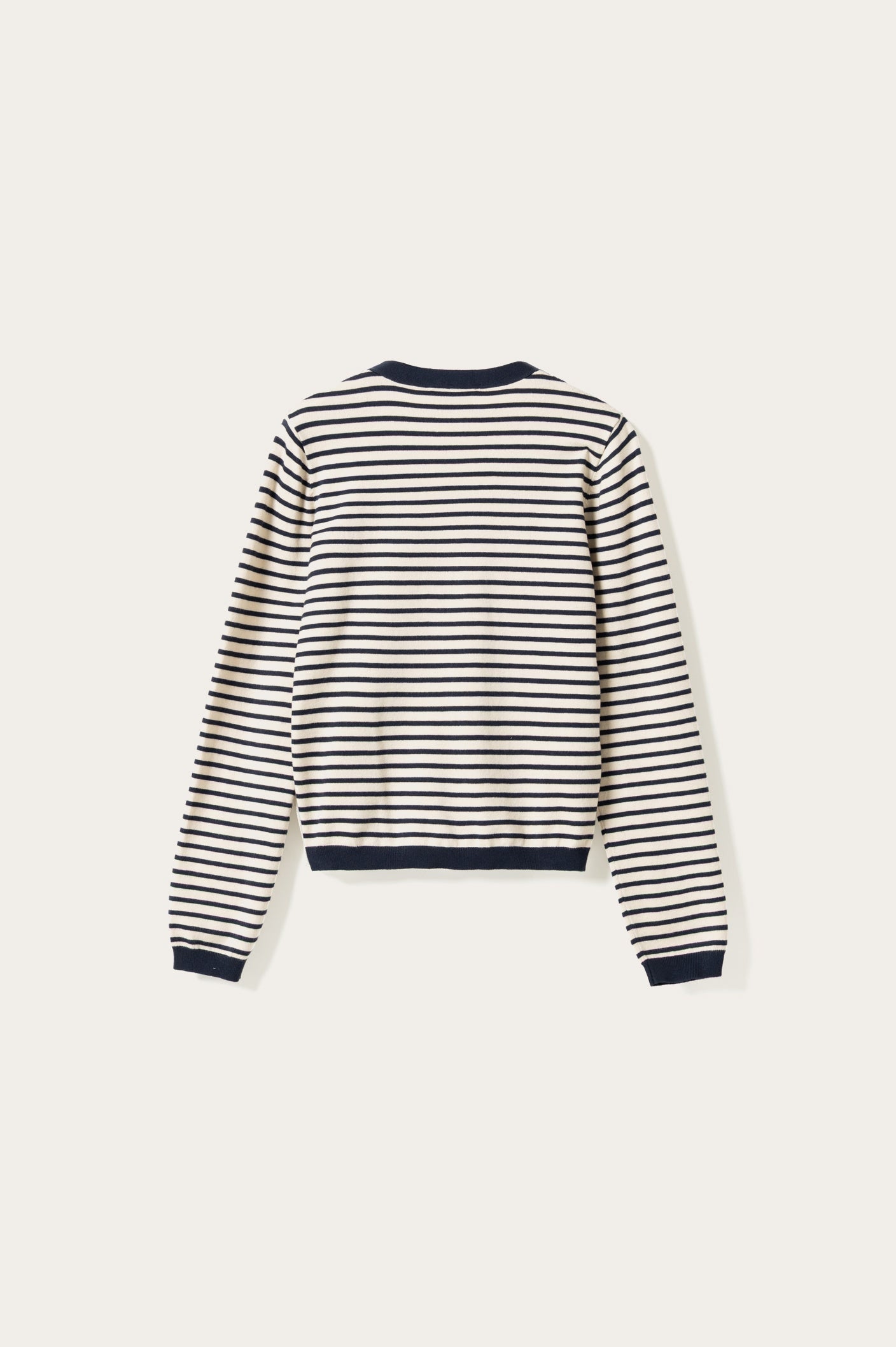N-Marg Strickjacke Dannia Blau Gestreift