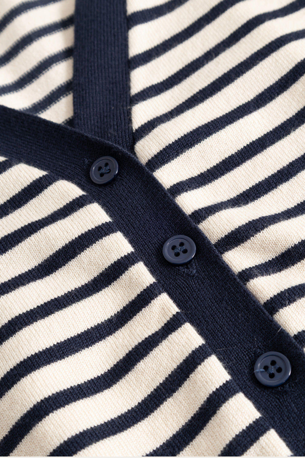 N-Marg Strickjacke Dannia Blau Gestreift