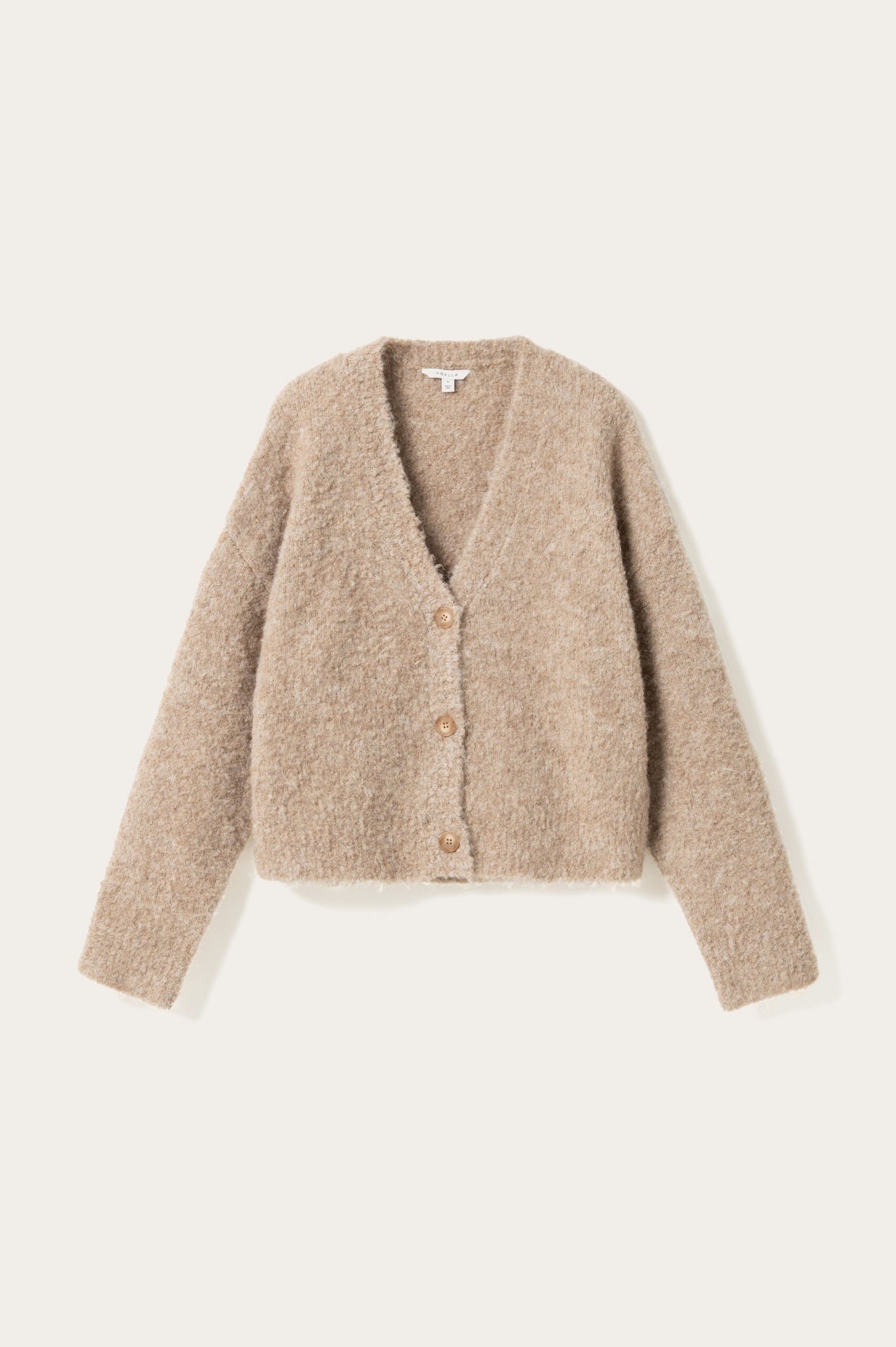 N-Mertis Strickjacke Sand