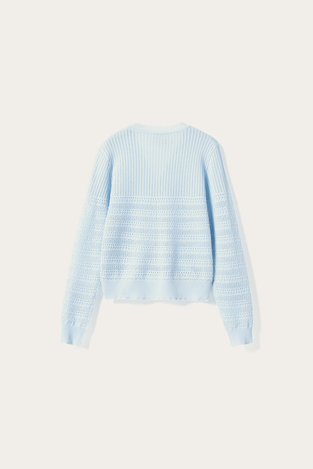 N-Margrit Strickjacke Hellblau