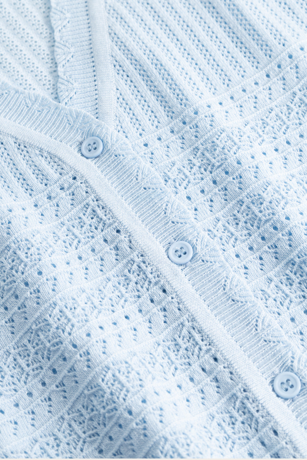 N-Margrit Strickjacke Hellblau