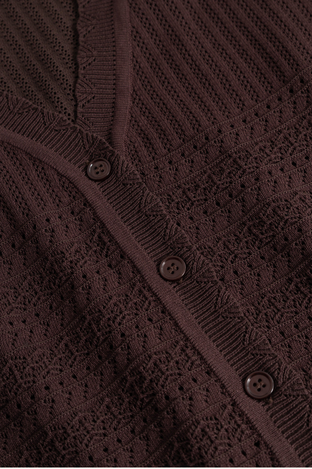 N-Margrit Strickjacke Mahagoni