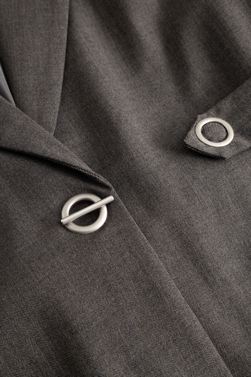N-Marice Blazer Braun Fischgrätmuster