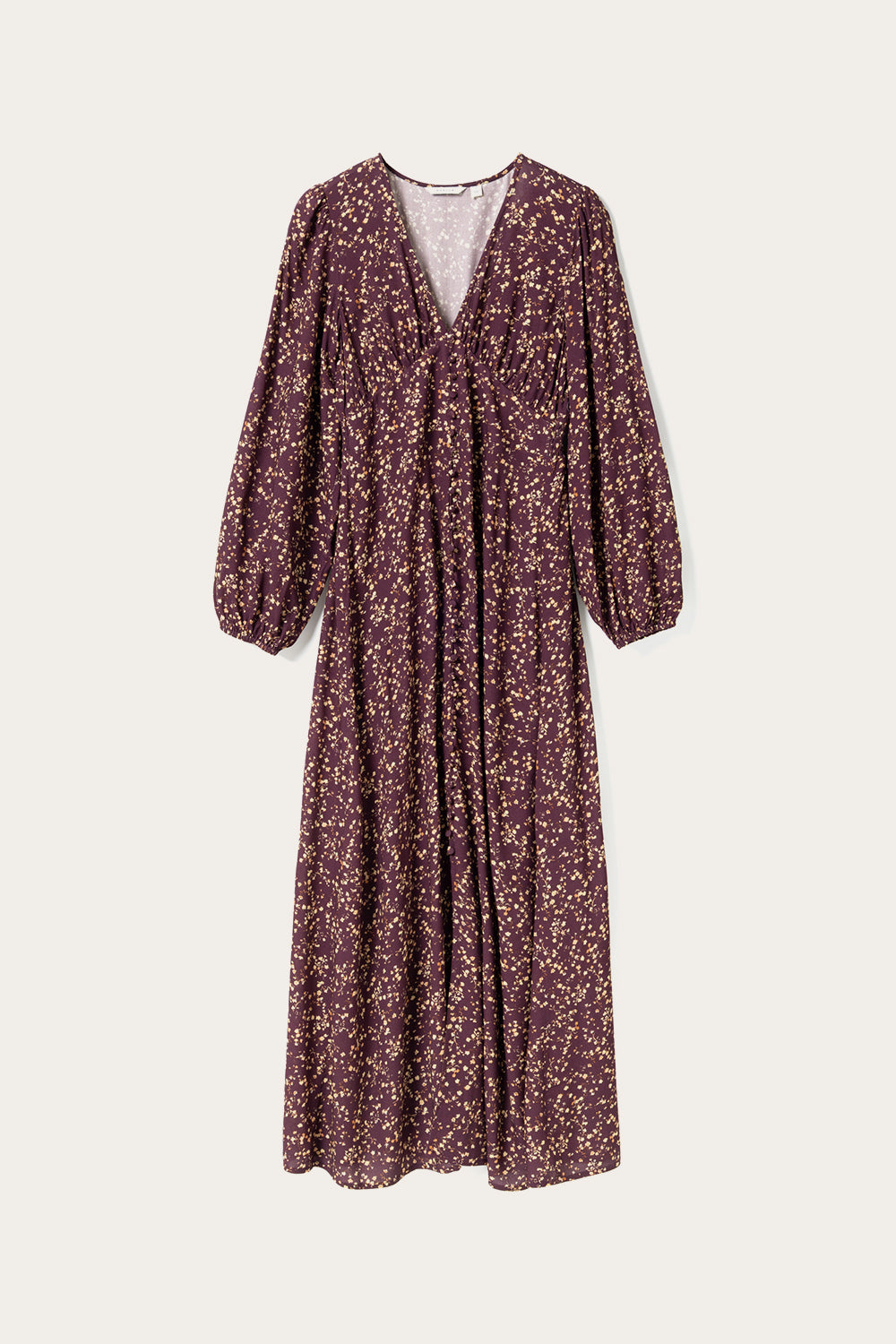 N-Lilith Maxikleid Donata Weincosting-Druck