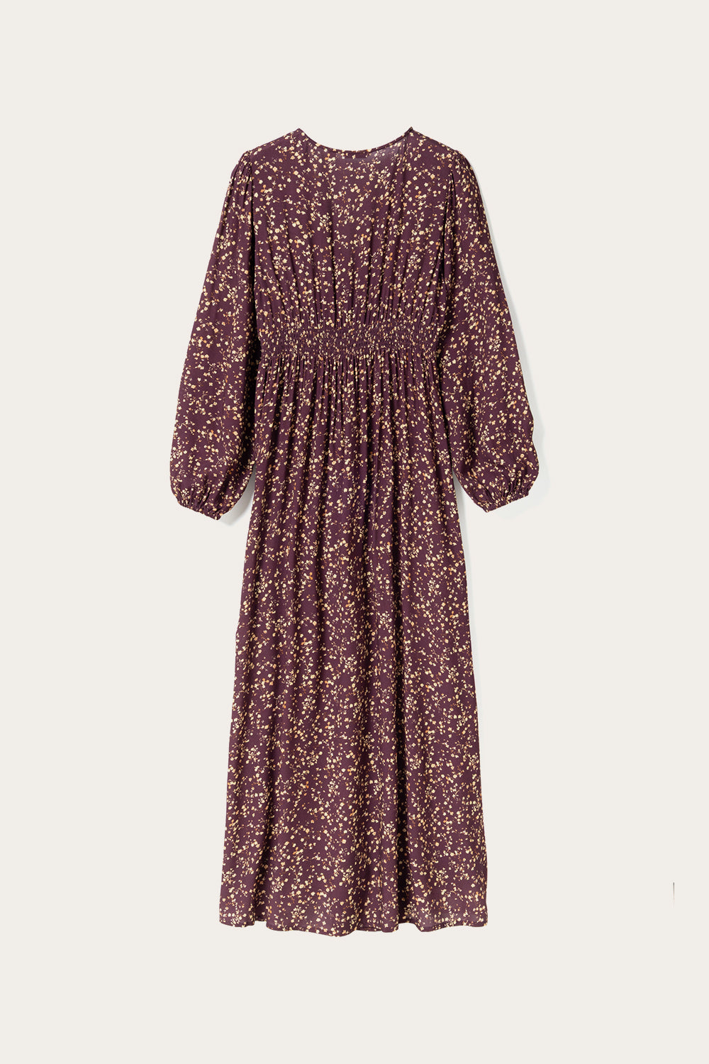 N-Lilith Maxikleid Donata Weincosting-Druck